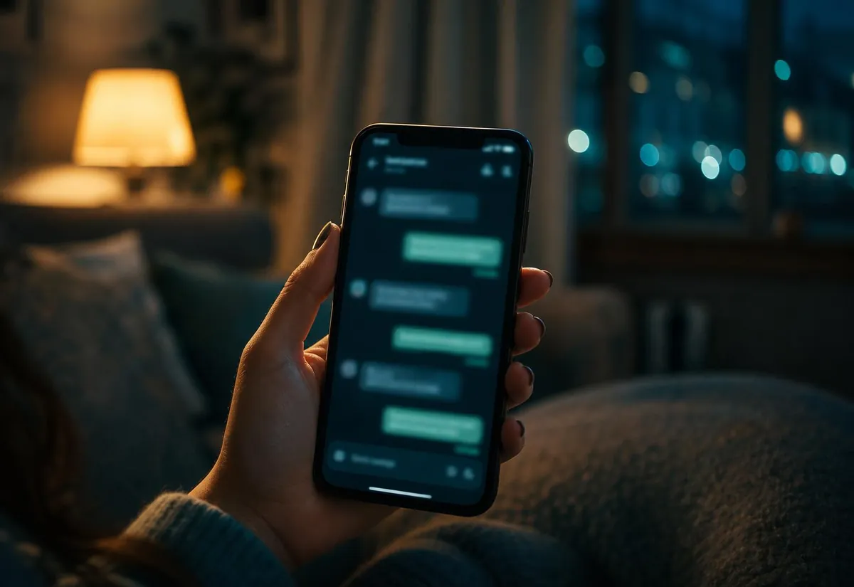 Patient booking a dental appointment on her phone at home